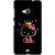 Snooky Printed Princess Kitty Mobile Back Cover For Microsoft Lumia 535 - Black