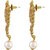 Asmitta Modern Lct Stone Gold Plated Chandbali Earring With Maang Tikka For Women