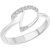 Vidhi Jewels Rhodium and Silver Plated Initial D Alloy  Brass Finger Ring for Women  Girls VFR268R