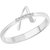 Vidhi Jewels Rhodium and Silver Plated Initial A Alloy  Brass Finger Ring for Women  Girls VFR270R