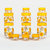 Print Magic Container Yellow  Pack of 12 
50 ml 6 pcs 250 ml 3 pcs 450 ml 3 pcs