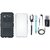 Nokia 5 Defender Back Cover with Kick Stand with Memory Card Reader, Silicon Back Cover, Selfie Stick, Earphones, USB LED Light and AUX Cable