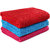 Home Berry 450GSM Red,Blue,Pink Bath Towel Combo set of 3