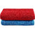 Home Berry 450 GSM Red,Blue Bath Towel Combo set of 2