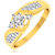 Vidhi Jewels Gold Plated Glittering Alloy  Brass Finger Ring for Women  Girls VFR238G
