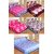 STOP N SHOP SUPER HOME COMBO OF 5 DOUBLE BED SHEETS WITH 10 PILLOW COVERS