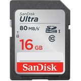 SANDISK ULTRA SDHC UHS-1 16 GB 80 MB/s* 533X CLASS 10 Camera card