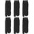 Tahiro Black Cotton Formal Thumb Ankle Length Socks - Pack Of 6