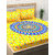 Story@Home 152 TC 100% Cotton Yellow Geometrical 1 Double Bedsheet With 2 Pillow Cover (88