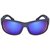 HH (WrapBlueMrcy) Blue Mirrored Wrap Around Sunglasses