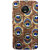 Moto G5 Case, Peacock Feathers Brown Slim Fit Hard Case Cover/Back Cover for Motorola Moto G5/Moto G 5th Gen