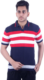 Ogarti Men's Navy Polo Collar T-shirt