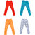 IndiWeaves Girls Super Soft and Stylish Cotton Printed Legging(Pack of 4)_Orange/Blue/Yellow/White_1-3 Years_71416171821-IW-P4-22