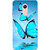 Redmi Note 4, Redmi Note 4X Case, Butterflies Blue Slim Fit Hard Case Cover/Back Cover for Redmi Note 4/Redmi Note 4X