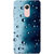 Redmi Note 4, Redmi Note 4X Case, Water Droplets Blue Black Slim Fit Hard Case Cover/Back Cover for Redmi Note 4/Redmi Note 4X