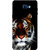 Galaxy C7 Pro Case, Tiger Black Slim Fit Hard Case Cover/Back Cover for Samsung Galaxy C7 Pro