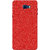 Galaxy C7 Pro Case, Sparkle Red Slim Fit Hard Case Cover/Back Cover for Samsung Galaxy C7 Pro