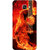 Galaxy A7 2016 Case, Galaxy A710 Case, Burning Guitar Slim Fit Hard Case Cover/Back Cover for Samsung Galaxy A7 2016/A710