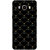 Galaxy J7 2016 Case, Galaxy On8 Case, Pattern Black Slim Fit Hard Case Cover/Back Cover for Samsung Galaxy On8/ J7 2016