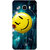 Galaxy J7 2016 Case, Galaxy On8 Case, Ek Villain Smiley Yellow Blue Slim Fit Hard Case Cover/Back Cover for Samsung Galaxy On8/ J7 2016