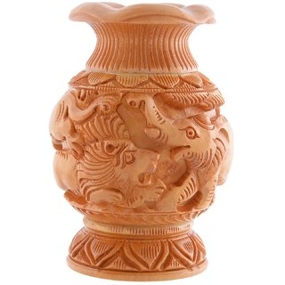 Buy Wooden Flower Shikar Vase Pot Online Get 34 Off