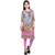 Nakoda Women's Multicolor Printed Cotton Unstitched Kurti (Pack of 2)