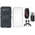 Nokia 8 Shockproof Tough Defender Cover with Memory Card Reader, Silicon Back Cover, Digital Watch and USB Cable