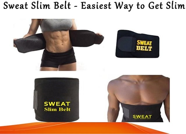 Sweating Waist Trimmer Fat Burner Belly Tummy Yoga Wrap Black