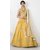 Fabrica shoppers Brand NEW designer yellow Bangalori silk lehengas