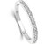 Vighnaharta Half Round (CZ) Rhodium Plated Alloy Ring for Women and Girls