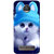 Moto Z2 Play Case, Cute Kitten Blue Slim Fit Hard Case Cover/Back Cover for Motorola Moto Z2 Play