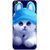Vivo Y55 Case, Cute Kitten Blue Slim Fit Hard Case Cover/Back Cover for Vivo Y55