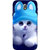 Samsung J7 Pro Case, Cute Kitten Blue Slim Fit Hard Case Cover/Back Cover for Samsung J7 Pro Case