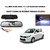 Combo of 4.3 Inch Rear View TFT LCD Monitor Mirror and Night Vision LED Reverse Parking Camera For Maruti Suzuki Celerio