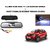 Combo of 4.3 Inch Rear View TFT LCD Monitor Mirror and Night Vision LED Reverse Parking Camera For Renault Kwid