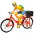 New Pinch Street Bicycle Battery Operated Musical Cycle Toy For Kids  (Multicolor)