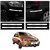 Trigcars Tata Indigo eCS Car Chrome Bumper Scratch Potection Guard