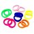 Set Of 40 Pcs High Quality Effortless Multi Dark Colored Elastic Cotton Stretch Hair Ties Bands Headband Durable Hair ac