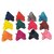 Evolution Hair Clips, Claw Clips , Butterfly Clips, Small, Curved Triangle Colors for Women / Girls , Pack of 12