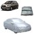 Trigcars Datsun Go Plus Car Body Cover Silver with Mirror Pockets