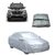 Trigcars Mahindra Scorpio Car Body Cover Silver with Mirror Pockets
