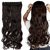 Curly Synthetic 5 Clip Pin curly Hair Extension (black ,brown)