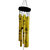 Discount4Product Feng Shui Metal Wind Chime 5 Golden Pipes With Om For Positive Energy Large