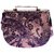 Envie Faux Leather Brown Embellished Magnetic Snap Sling Bag