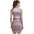 Texco Women Multcolor Bodycon Laser Cutting Dress