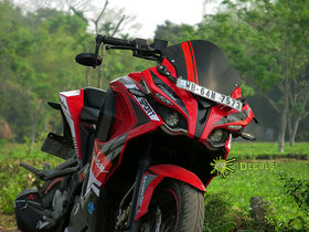 CR Decals PULSAR RS 200 Custom Decals/Stickers SPORT Edition Kit RED