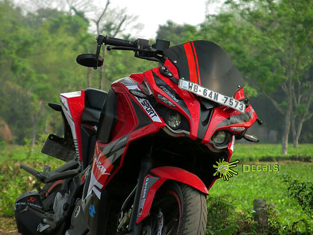 Buy Cr Decals Pulsar Rs 0 Custom Decals Stickers Sport Edition Kit Red Online 3229 From Shopclues