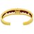 Fashionable Rudraksh Gold Plated Om Leaf Cuff Kada Bangle Bracelet for Men and Boys