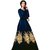 Dream Style Present Stitched Embroidered Designer Blue Stylish Party Dream Gown