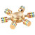 Multi Colour Fid get Smooth Custom Metal Hand Spi nner Stress Reducer Toy